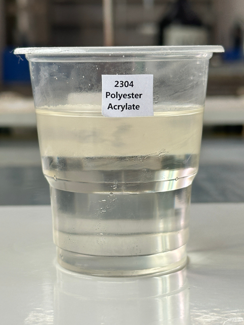 Low Viscosity Polyester Acrylate 2304 for PVC Scraping Resistant Floor Coating and UV ink