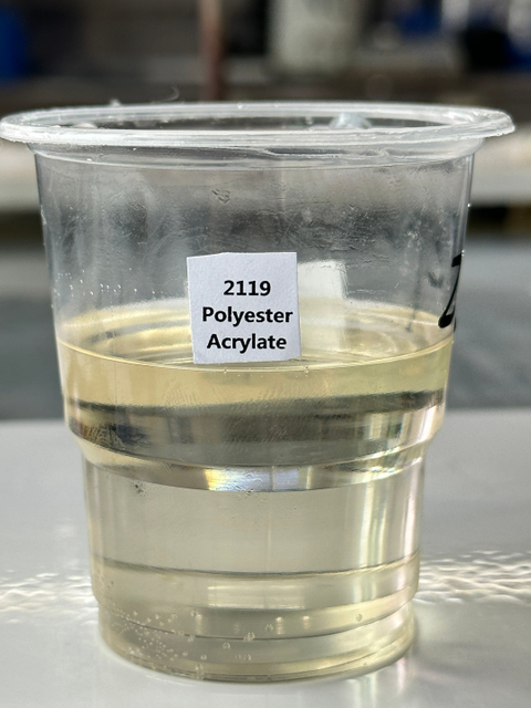 Low viscosity Polyester Acrylate 2119 use instead of monomer