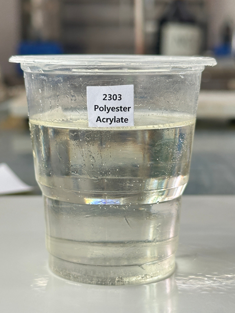 Low Viscosity Polyester Acrylate 2303 for PVC Scraping Resistant Floor Coating